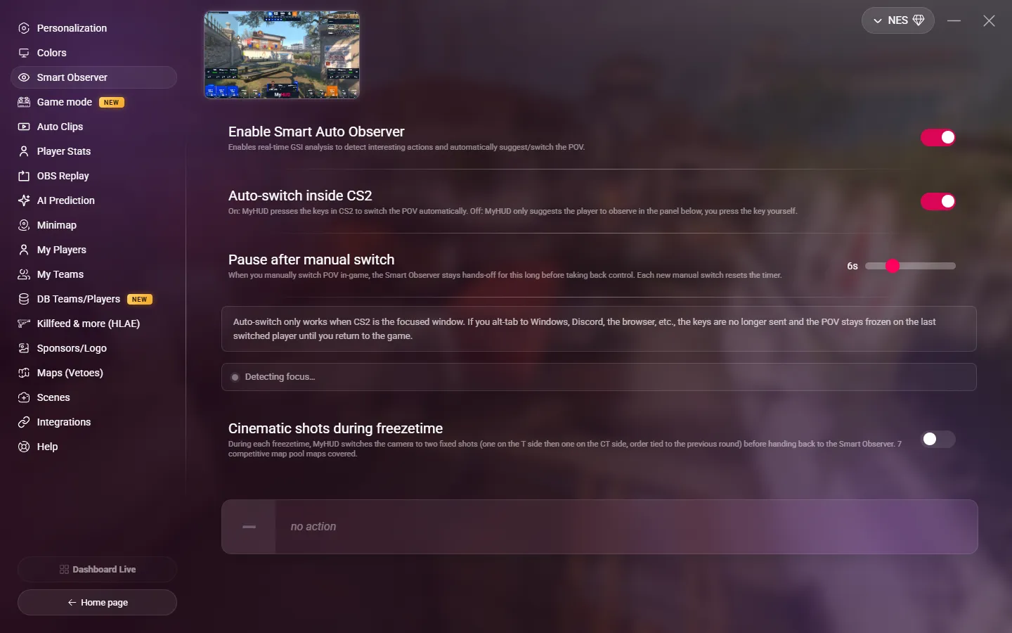 The Smart Observer page